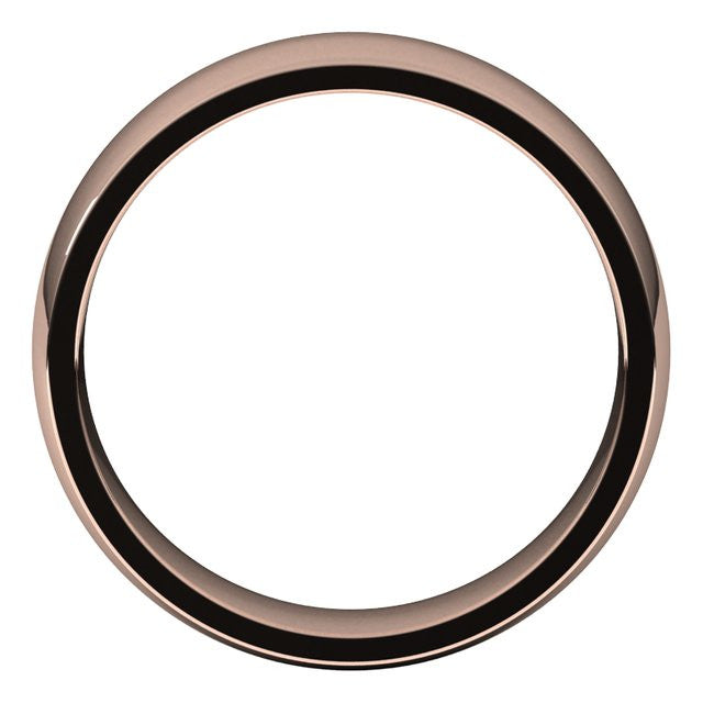 6mm Comfort Fit Medium Weight Wedding Band