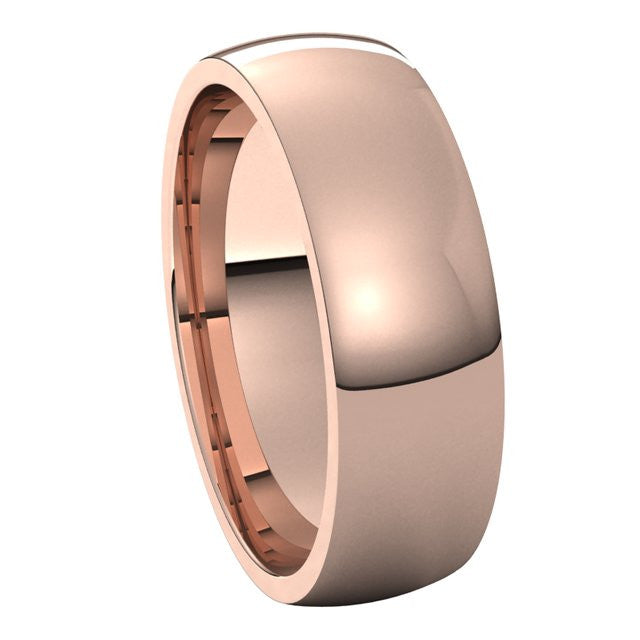 6mm Comfort Fit Medium Weight Wedding Band