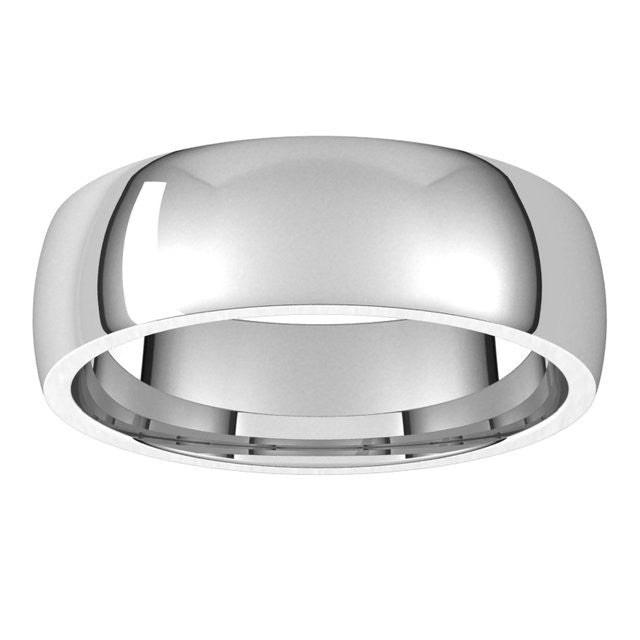6mm Comfort Fit Medium Weight Wedding Band