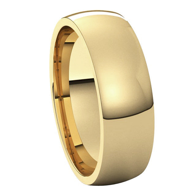 6mm Comfort Fit Medium Weight Wedding Band