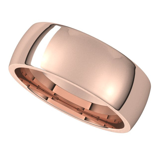 7mm Comfort Fit Medium Weight Wedding Band