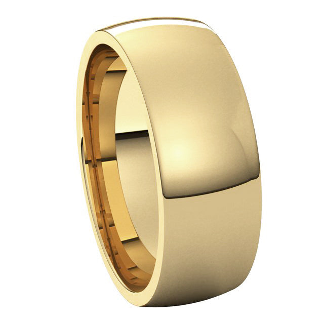 7mm Comfort Fit Medium Weight Wedding Band