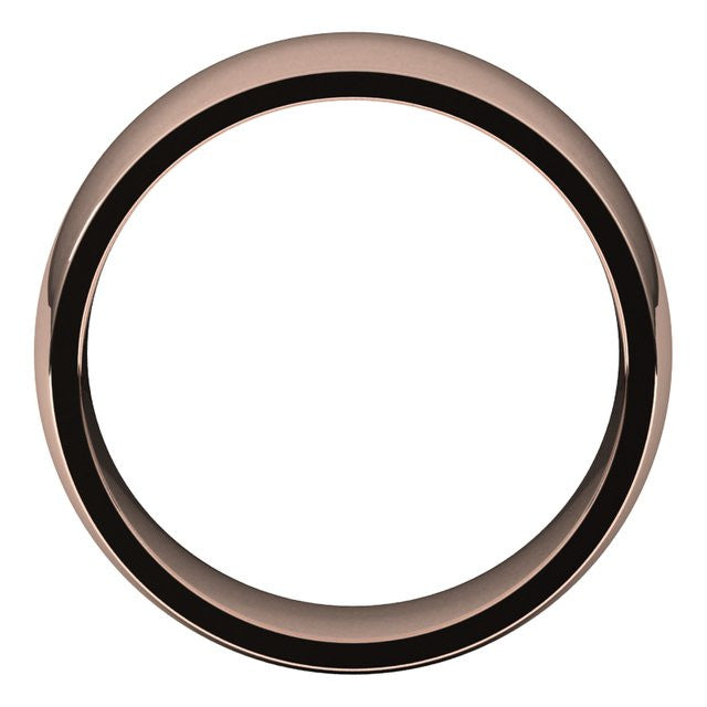 8mm Comfort Fit Medium Weight Wedding Band