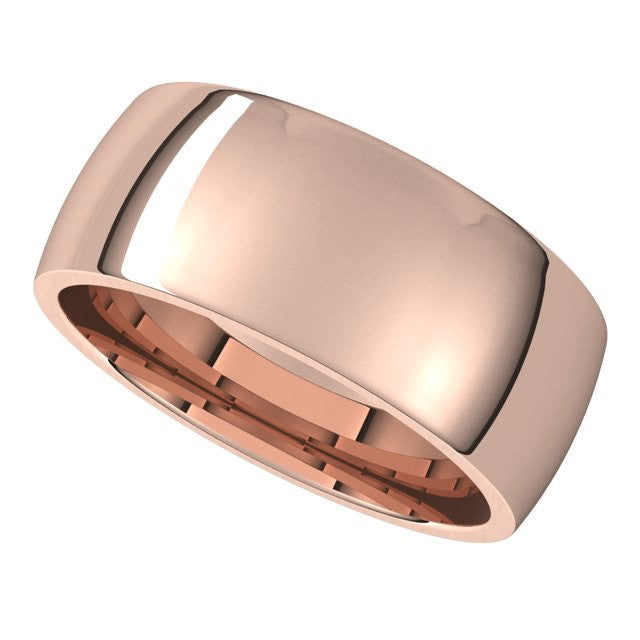 8mm Comfort Fit Medium Weight Wedding Band
