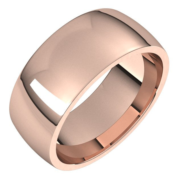 8mm Comfort Fit Medium Weight Wedding Band