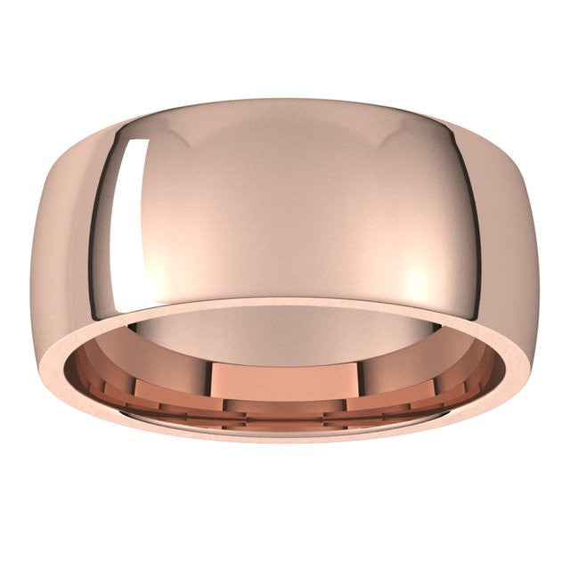 8mm Comfort Fit Medium Weight Wedding Band