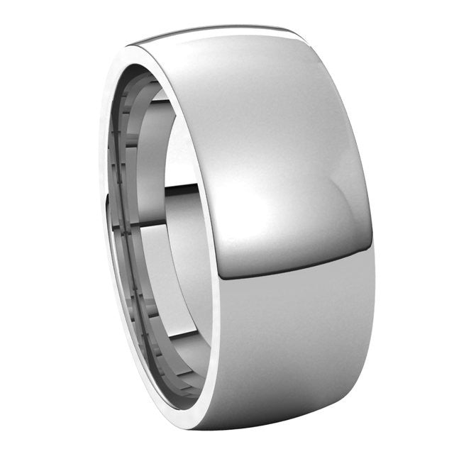 8mm Comfort Fit Medium Weight Wedding Band