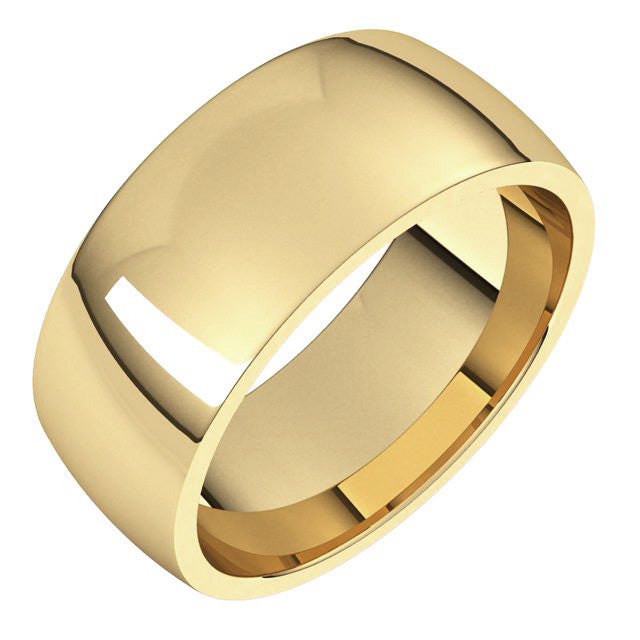 8mm Comfort Fit Medium Weight Wedding Band