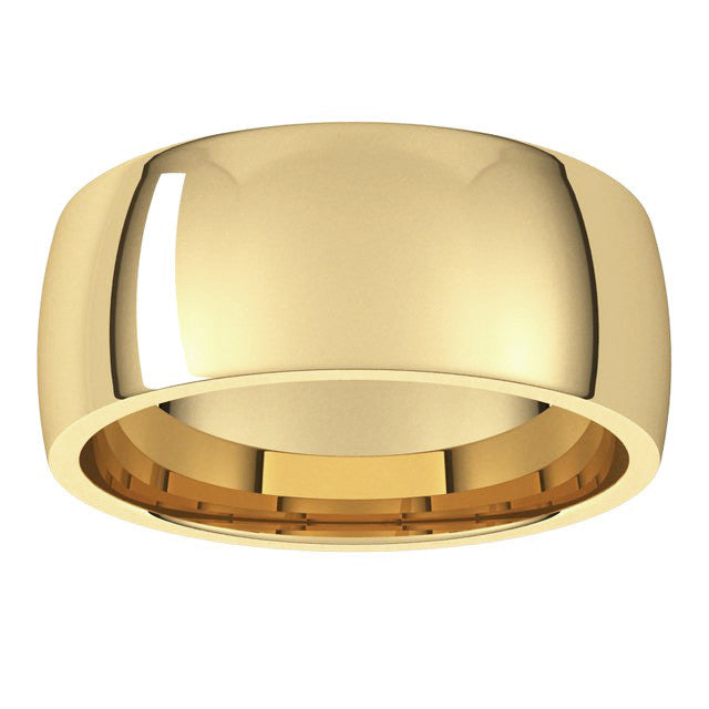 8mm Comfort Fit Medium Weight Wedding Band