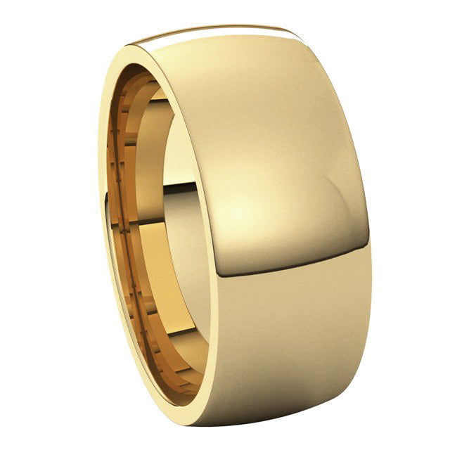 8mm Comfort Fit Medium Weight Wedding Band