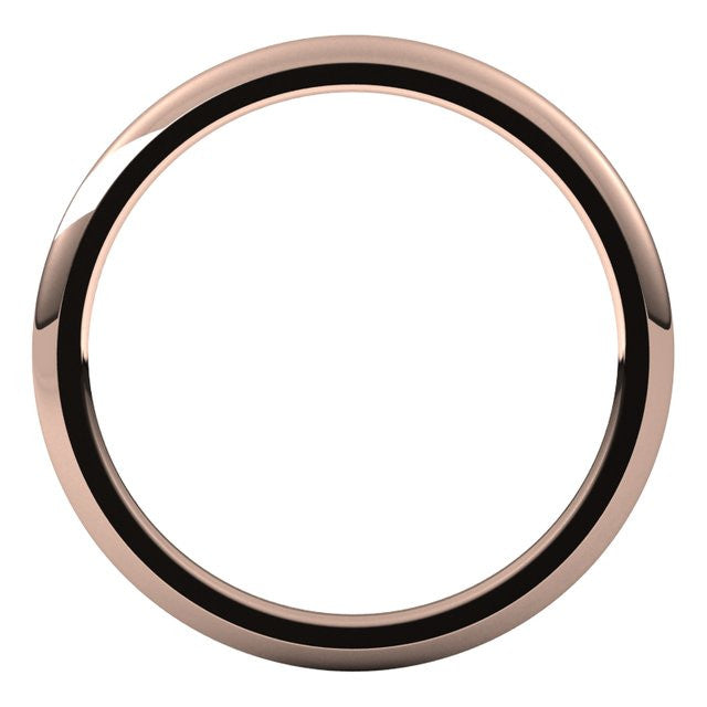 1.5mm Comfort Fit Heavy Weight Wedding Band