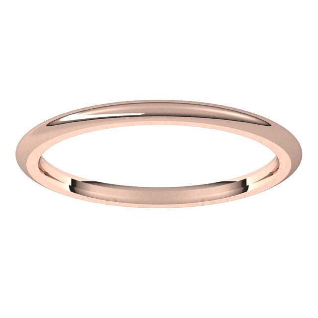1.5mm Comfort Fit Heavy Weight Wedding Band