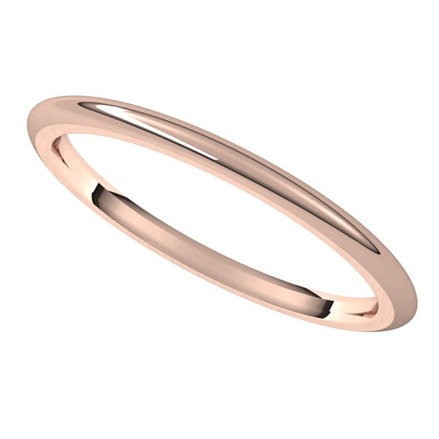 1.5mm Comfort Fit Heavy Weight Wedding Band