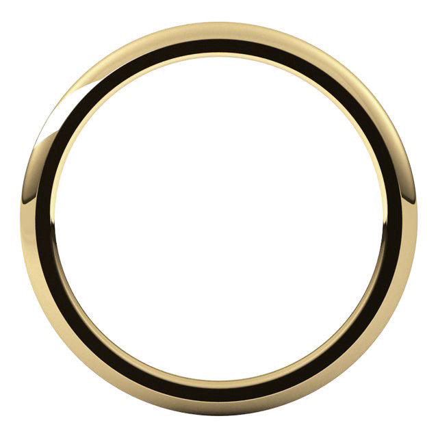 1.5mm Comfort Fit Heavy Weight Wedding Band
