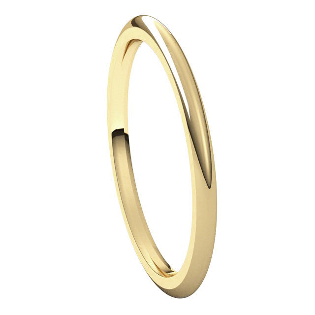 1.5mm Comfort Fit Heavy Weight Wedding Band