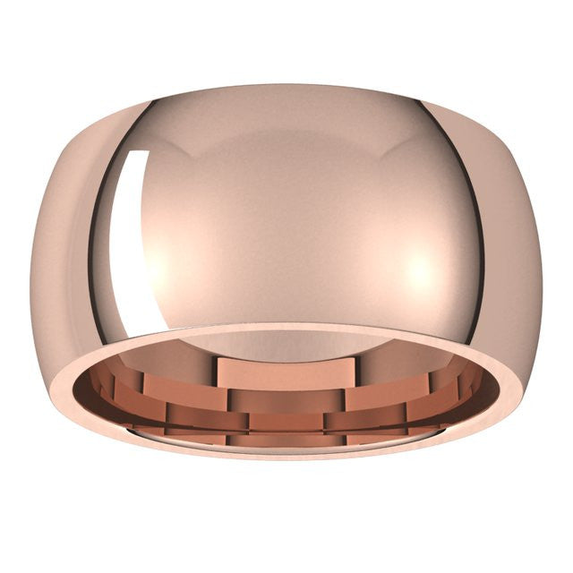 10mm Comfort Fit Heavy Weight Wedding Band