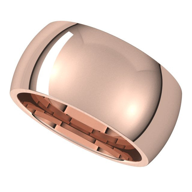10mm Comfort Fit Heavy Weight Wedding Band