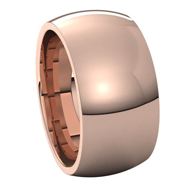 10mm Comfort Fit Heavy Weight Wedding Band