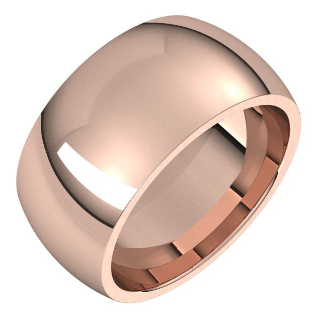 10mm Comfort Fit Heavy Weight Wedding Band