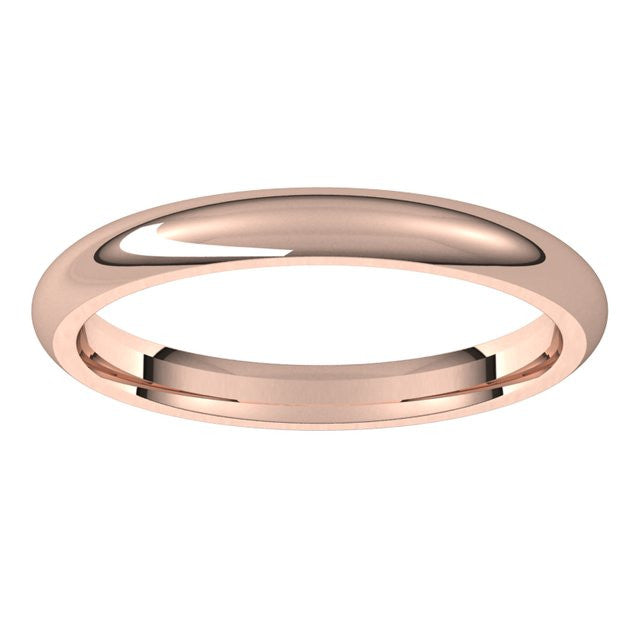 2.5mm Flat Wedding Band