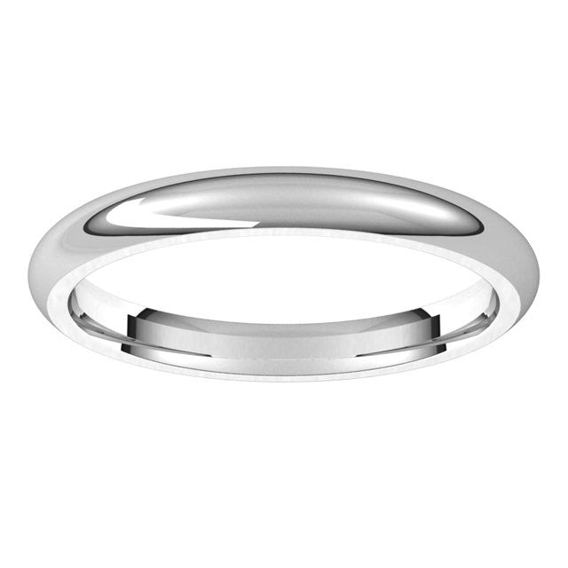 2.5mm Flat Wedding Band