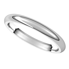 2.5mm Flat Wedding Band