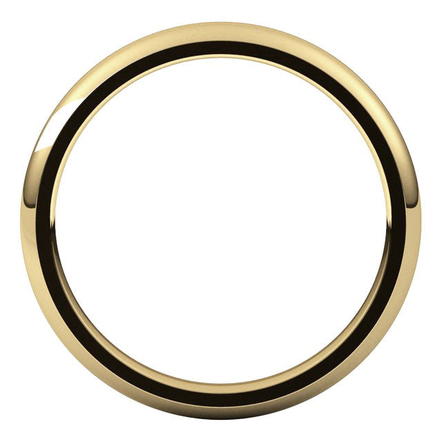 2.5mm Flat Wedding Band