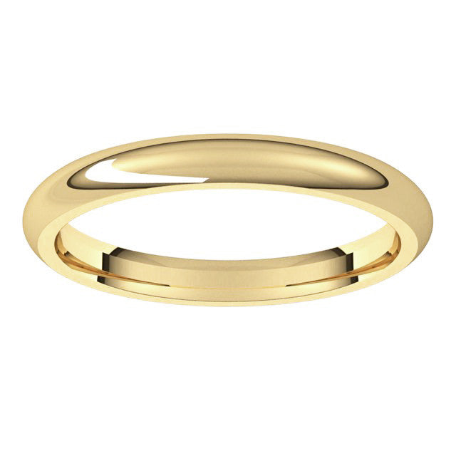 2.5mm Flat Wedding Band