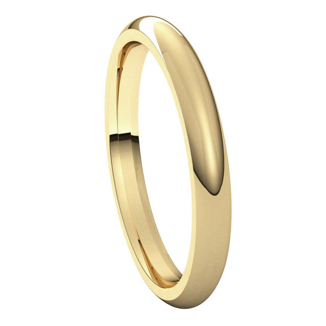 2.5mm Flat Wedding Band