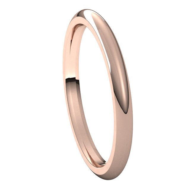 2mm Comfort Fit Heavy Weight Wedding Band