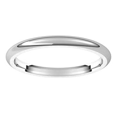 2mm Comfort Fit Heavy Weight Wedding Band