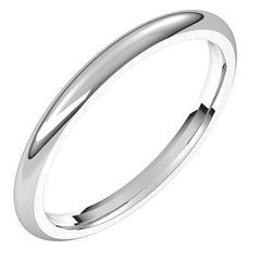 2mm Comfort Fit Heavy Weight Wedding Band