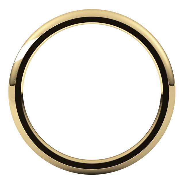 2mm Comfort Fit Heavy Weight Wedding Band