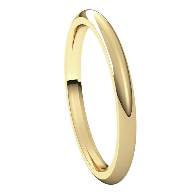 2mm Comfort Fit Heavy Weight Wedding Band