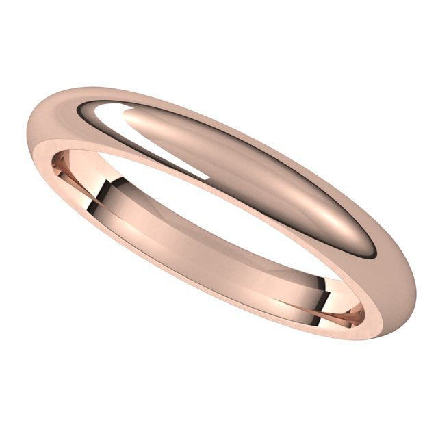 3mm Comfort Fit Heavy Weight Wedding Band
