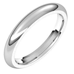 3mm Comfort Fit Heavy Weight Wedding Band