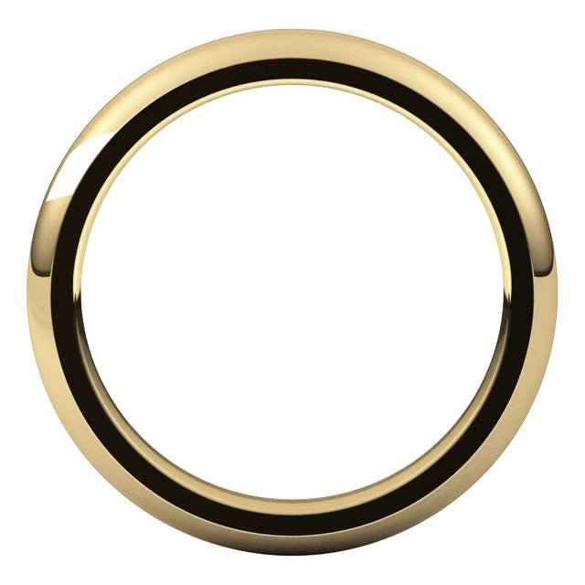 3mm Comfort Fit Heavy Weight Wedding Band