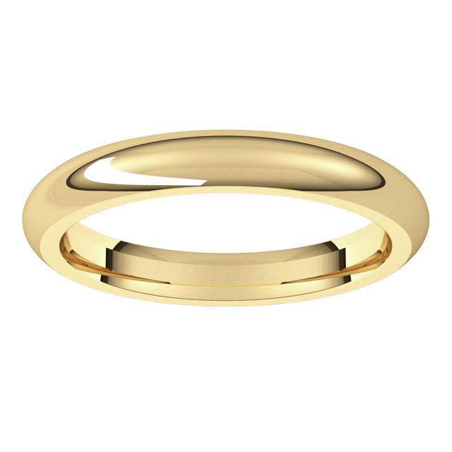 3mm Comfort Fit Heavy Weight Wedding Band