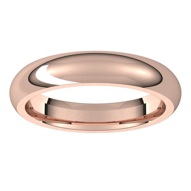 4mm Comfort Fit Heavy Weight Wedding Band