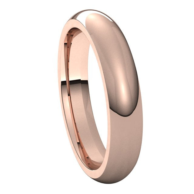 4mm Comfort Fit Heavy Weight Wedding Band