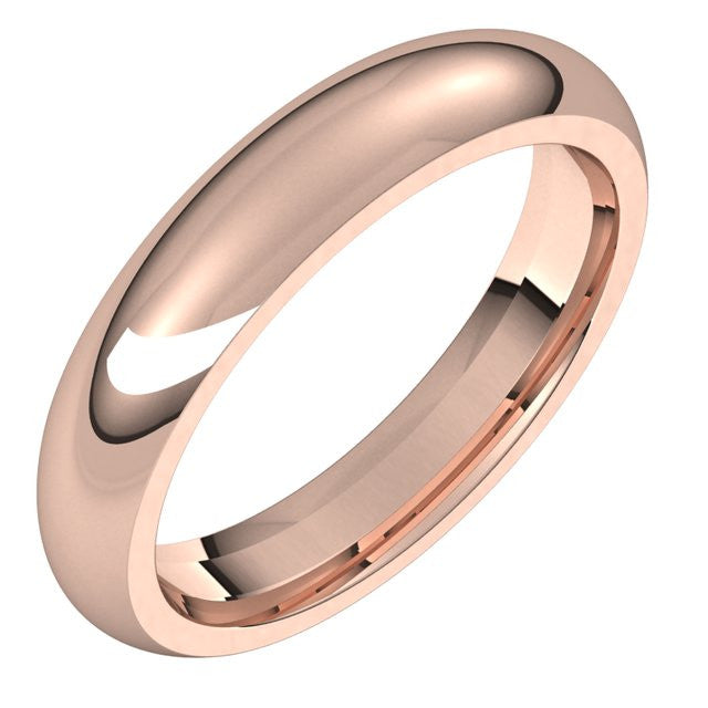 4mm Comfort Fit Heavy Weight Wedding Band