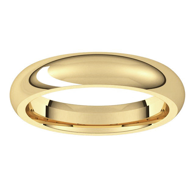 4mm Comfort Fit Heavy Weight Wedding Band