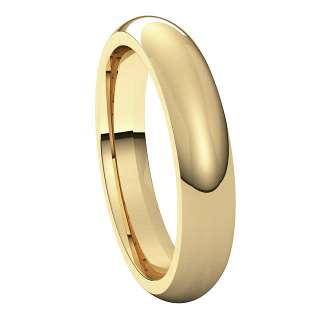 4mm Comfort Fit Heavy Weight Wedding Band
