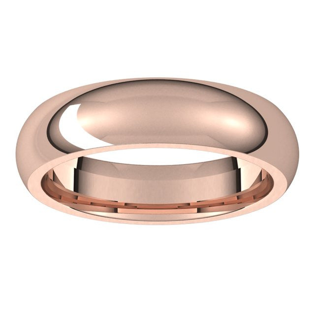 5mm Comfort Fit Heavy Weight Wedding Band