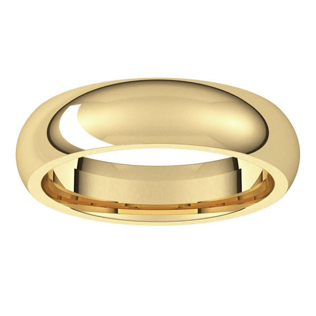 5mm Comfort Fit Heavy Weight Wedding Band