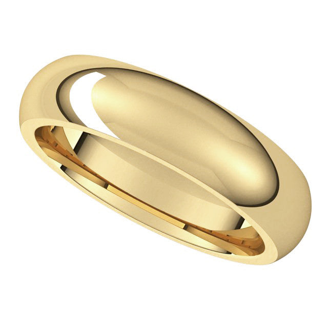 5mm Comfort Fit Heavy Weight Wedding Band