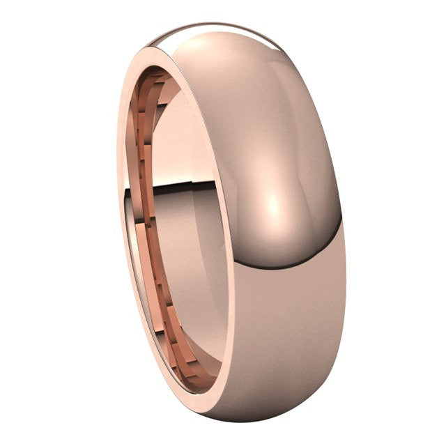 6mm Comfort Fit Heavy Weight Wedding Band