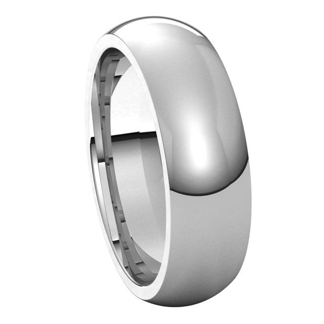 6mm Comfort Fit Heavy Weight Wedding Band