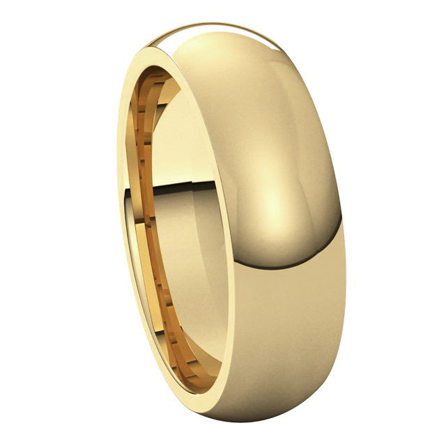6mm Comfort Fit Heavy Weight Wedding Band