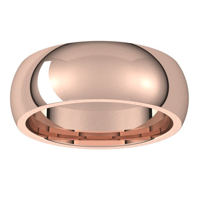 7mm Comfort Fit Heavy Weight Wedding Band
